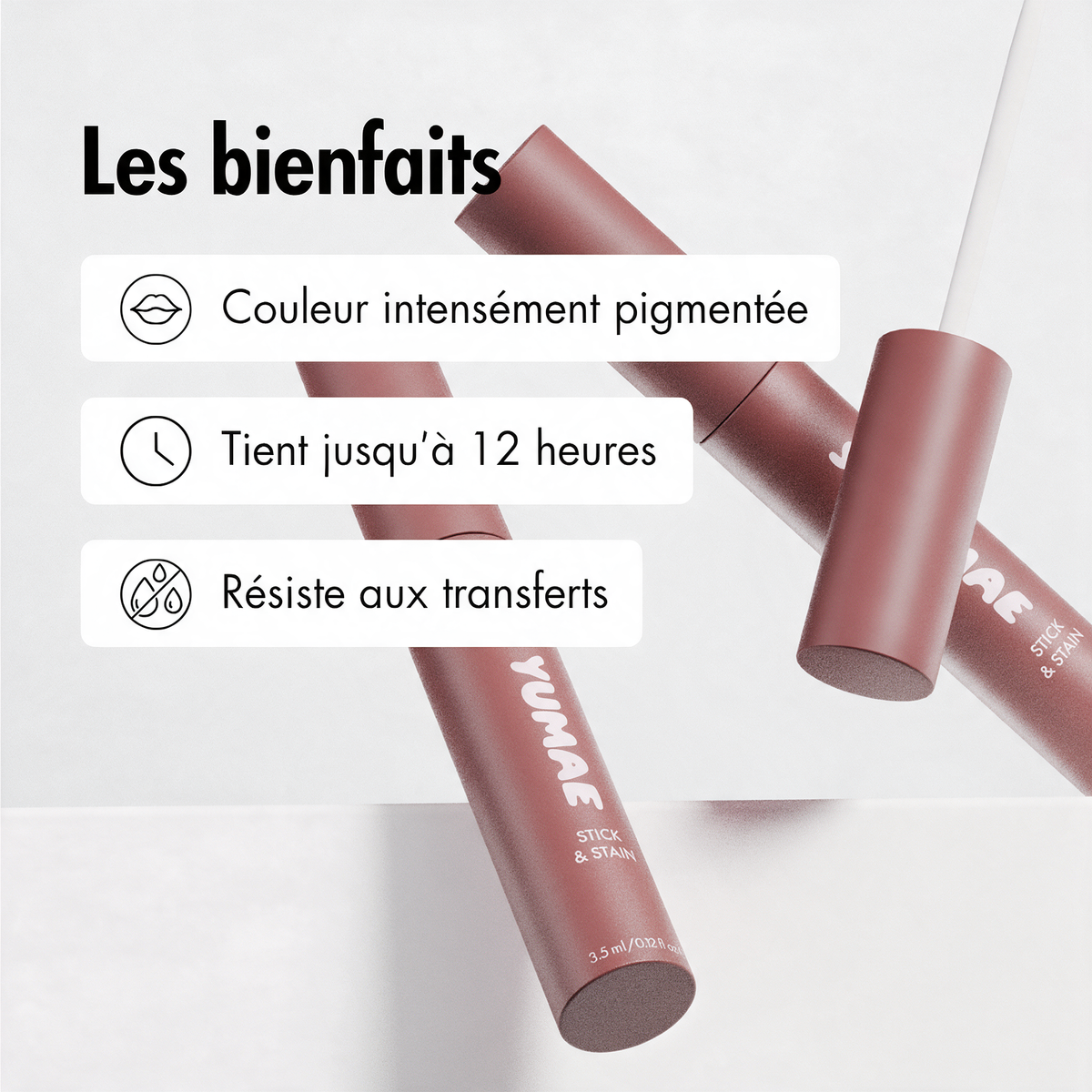Encre à lèvres peel-off