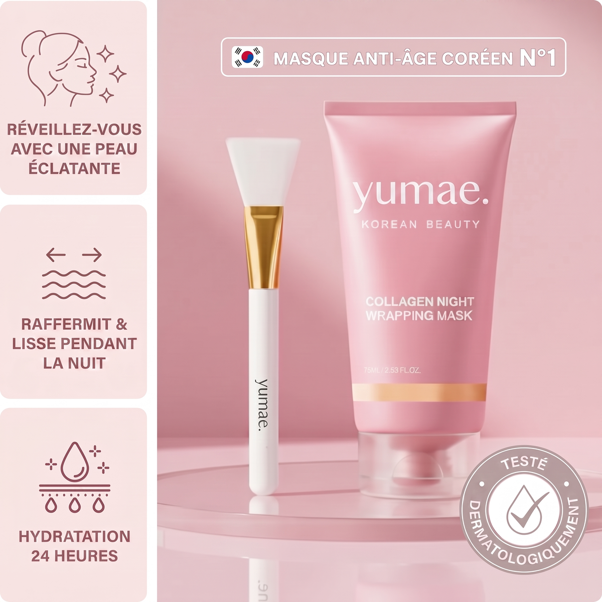 Le Masque de Nuit au Collagène