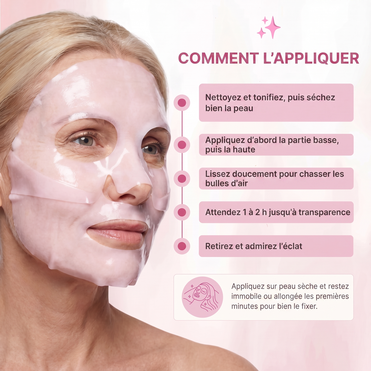 Masque Collagène & PDRN de Saumon