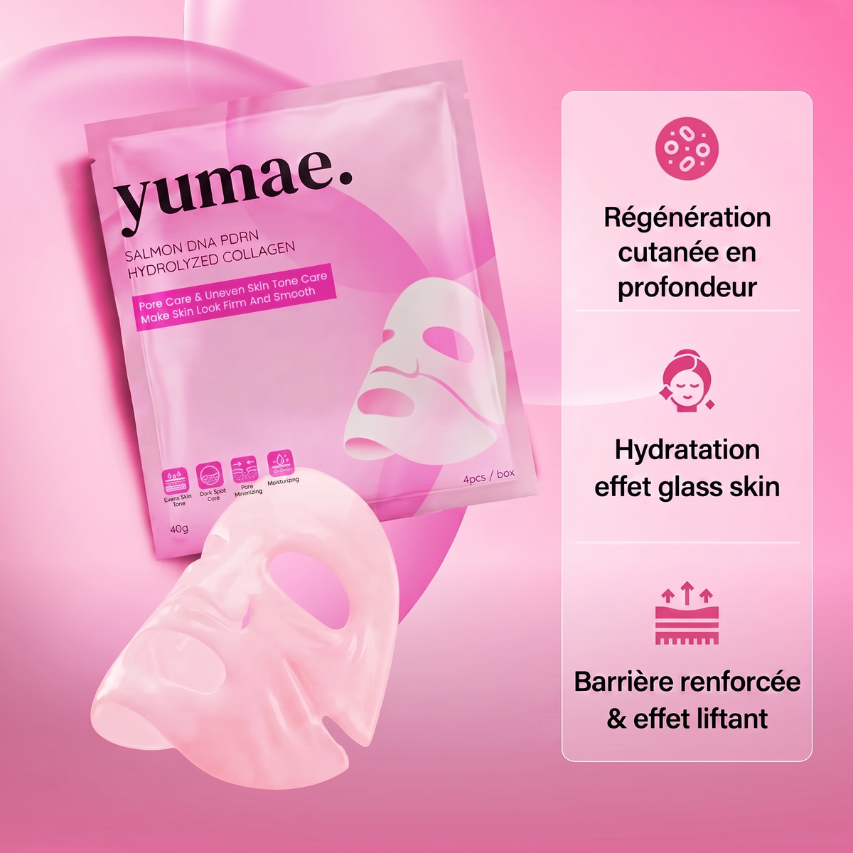 Masque Collagène & PDRN de Saumon